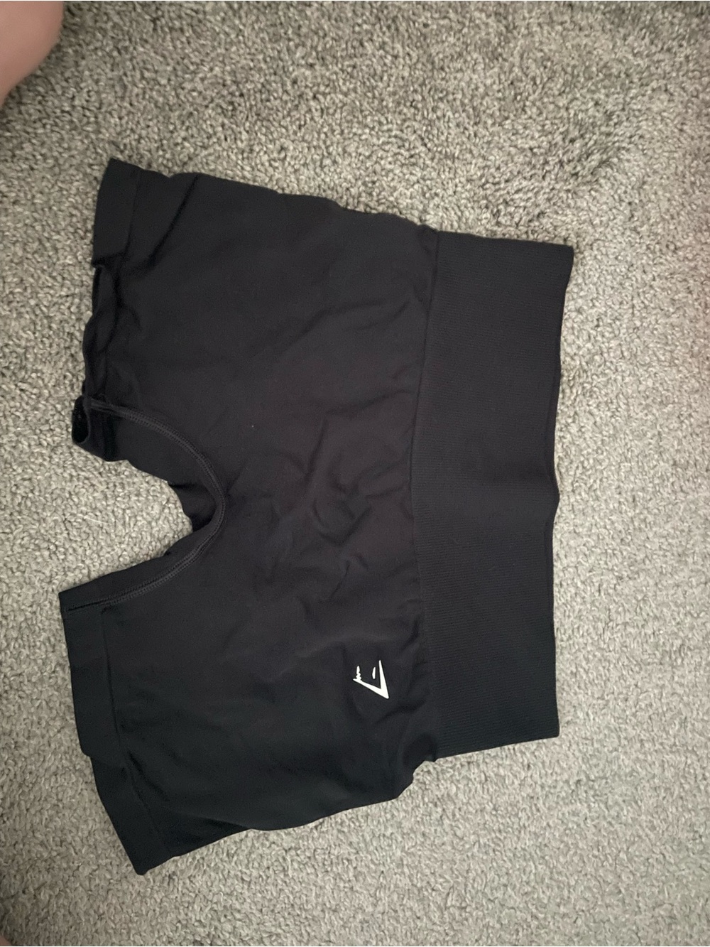 Gymshark Black High-Waist Biker Shorts